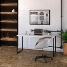Mesa Office 150X60X75Cm Branco Chess / Mesa Office 150X60X75Cm Branco Chess /