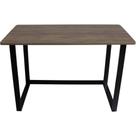 Mesa Office Hayonik MHO 1500, Pés com Regulagem de Altura, Borda 15mm, Amendola Rustica - 74461