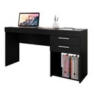Mesa Office Para Computador 02 Gavetas E Nicho Notável Móveis