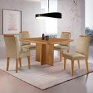 Mesa Olimpia 90 Mdf Canto Copo E Com 4 Cadeiras Athenas Turim 07 Naturalle Mesa Olimpia 90 Mdf Canto Copo E Com 4 Cadeiras Athenas Turim 07 Naturalle