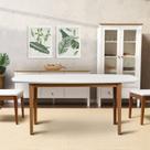 Mesa Oval 4 Lugares 1,4m Tampo MDF Tiê CabeCasa MadeiraOriginals Mesa Oval 4 Lugares 1,4m Tampo MDF Tiê CabeCasa MadeiraOriginals