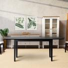 Mesa Oval 8 Lugares 2,0m Tampo Vidro e MDF Tiê CabeCasa MadeiraOriginals Mesa Oval 8 Lugares 2,0m Tampo Vidro e MDF Tiê CabeCasa MadeiraOriginals