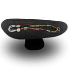Mesa Oval Organica Em ébano 180x100