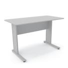 Mesa p/ escritório 121x61 pandin maxxi - cinza