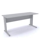 Mesa p/ escritório 152x61 pandin maxxi - cinza