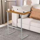 Mesa P Notebook Thor Mdp Pés Ferro Nature Cinza