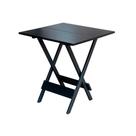 Mesa Para Bar E Café Dobrável De Madeira 60x60 - Preto