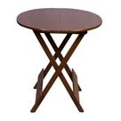 Mesa para Bar e Café Dobravel de Madeira 70 Redonda - Imbuia Mesa para Bar e Café Dobravel de Madeira 70 Redonda - Imbuia