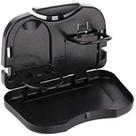 Mesa para Carro Organizador de Viagem com Bandeja Portátil em Plástico ABS Preto Yeet