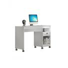 Mesa Para Computador 01 Gaveta Com Rodizio Giga Valdemoveis Branco