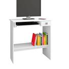 Mesa para Computador 1 Gaveta Branco 891 AJL Móveis