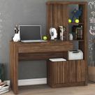 Mesa para Computador 2 PORTAS 1 GAVETA ME4143 NOGAL - TECNO MOBILI