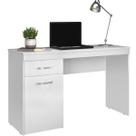 Mesa para Computador Escrivaninha 1 Gaveta 1 Porta Glória Branco Mesa para Computador Escrivaninha 1 Gaveta 1 Porta Glória Branco