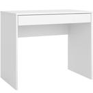 Mesa Para Computador Escrivaninha 1 Gaveta Celeste Branco Mesa Para Computador Escrivaninha 1 Gaveta Celeste Branco