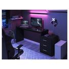 Mesa Para Computador Gamer Ambiente Drx 5000 Preto Trama - Móveis Leão