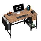 Mesa para computador Lufeiya 100 x 50 x 75 cm marrom rústico com gavetas
