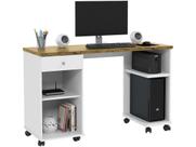 Mesa para Computador Million 1 Gaveta Branco Nature Patrimar
