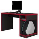 Mesa Para Computador Notebook Gamer 136cm Player F02 Preto/Vermelho - Mpozenato Mesa Para Computador Notebook Gamer 136cm Player F02 Preto/Vermelho - Mpozenato