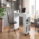 Mesa para computador Sofia branco brilhante