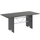 Mesa para Cozinha 180x75cm Tampo Ardósia