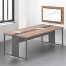 Mesa para Escritório Com Painel TV 40" Lisboa Noce Preto Mesa para Escritório Com Painel TV 40" Lisboa Noce Preto