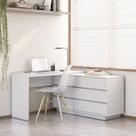 Mesa para Escritório Diretor em L 6 Gavetas Oring Yescasa