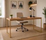 Mesa Para Escritório Diretor Estilo Industrial 1,50cm Home Office Estudos Em MDP - JM3 Móveis Mesa Para Escritório Diretor Estilo Industrial 1,50cm Home Office Estudos Em MDP - JM3 Móveis