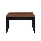 Mesa para Escritório Diretor MDP 120cm Marrom e Preto Yescasa Mesa para Escritório Diretor MDP 120cm Marrom e Preto Yescasa