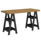 Mesa Para Escritório Escrivaninha Home Office Art A02 Olmo Preto - Lyam Decor