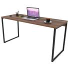 Mesa Para Escritório Estilo Industrial 150 Cm Nogal