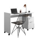 Mesa Para Escritório Estudos Alessa M1 Lukaliam Branco