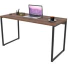 Mesa Para Escritório Home Office Estilo Industrial Form C01 135 cm Nogal - Lyam Decor