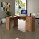 Mesa para Escritório ME4101 Amêndoa Tecnomobili