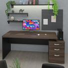 Mesa Para Escritório Pedestal 3 Gav. 1700x700 Tpo 30mm NetMobil Mesa Para Escritório Pedestal 3 Gav. 1700x700 Tpo 30mm NetMobil