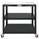 Mesa para Forno de Pizza Feasto 91x61 cm Aço Inoxidável com 3 Prateleiras Mesa para Forno de Pizza Feasto 91x61 cm Aço Inoxidável com 3 Prateleiras
