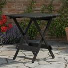 Mesa para Jardim Dobrável 70cm x 70cm em Madeira Maciça