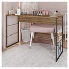 Mesa Para Manicure Aparador 120cm Fabrick Marrom Caemmun