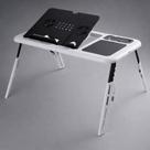 Mesa para notebook dobrável com cooler e altura ajustável