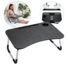 Mesa Para Notebook Dobravel em Madeira Sofa Cama Cafe da Manha