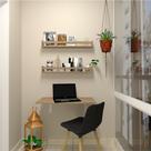 Mesa para Notebook Dobrável KitCubos Carvalho Mel 60 cm