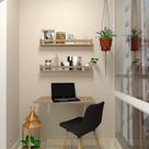 Mesa para Notebook Dobrável KitCubos Carvalho Mel 80 cm