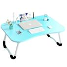 Mesa para notebook home office com usb ventilador iluminação cama sofa dobravel portatil azul Mesa para notebook home office com usb ventilador iluminação cama sofa dobravel portatil azul