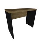 Mesa para Notebook Natus Preta e Carvalho 90 cm