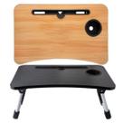 Mesa Para Notebook Portátil Dobrável Articulada Mdf Suporte Laptop Cama Estudo Porta Tablet