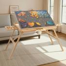 Mesa para Quebra-Cabeça TEAKMAMA 70x67cm Ajustável para 1500 Peças