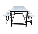 Mesa para Refeitório para 06 lugares Linha Romana Cinza