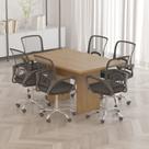 Mesa para Reunião 6 Lugareso 136cm X 90cm