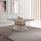 Mesa para Sala de Jantar 120cm Tampo MDF Canto Reto Clarice Yescasa Mesa para Sala de Jantar 120cm Tampo MDF Canto Reto Clarice Yescasa