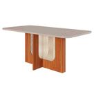 Mesa para Sala de Jantar 1,60 Louise Cimol Cinamomo/Off White