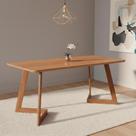 Mesa para Sala de Jantar 180cm sem Vidro Caju
